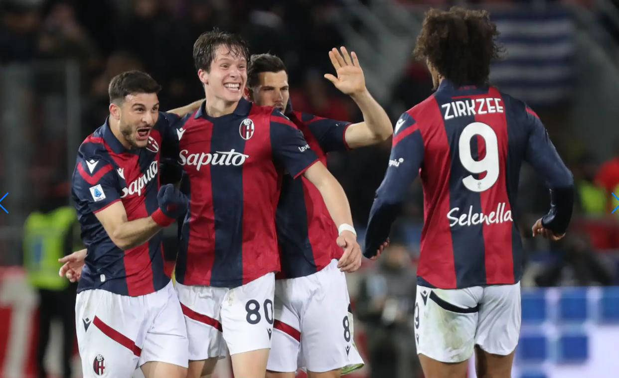 意甲惊险一役，那不勒斯险胜博洛尼亚；纽卡斯尔3-0逆袭曼城